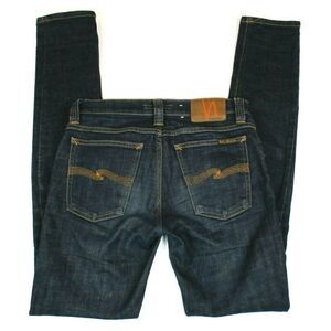 NUDIE Jeans Tight Long John Organic Twill Rinsed Adult Size 27 x 34 Men's Denim